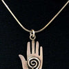 Healing Hand Pendant on Sterling Silver Chain by Bernadette Eustace