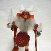 6' Navajo Made Red Tail Hawk Kachina Doll