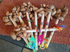 8" Assorted Andean Indian Seed Pod Rattle