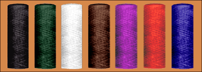 Colored Imitation Sinew for your Crafting Needs