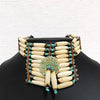 Native American Miniature Breastplate-Antiqued with Center Piece
