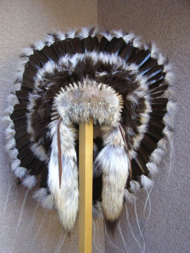 Native American Brown Prairie Warbonnet - NativeAmericanVault.com