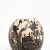 Handbuilt Day of the Dead Pot