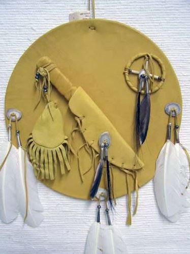 Small Warrior Shield with Knife