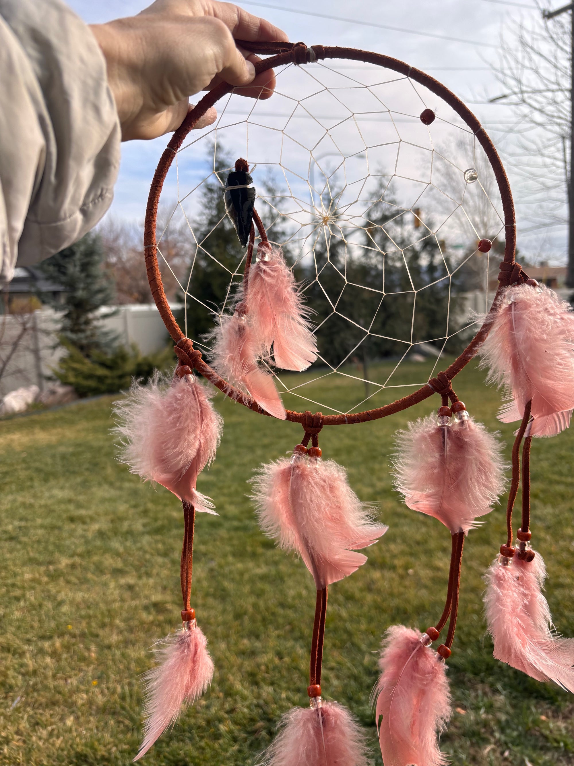 Native American Style Dream Catcher - 8"