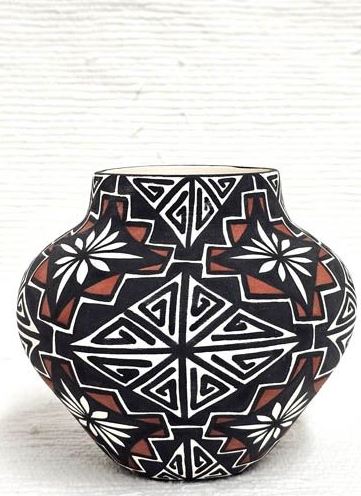 Acoma Hand-painted Pot