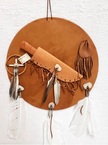 Small Warrior Shield with Knife