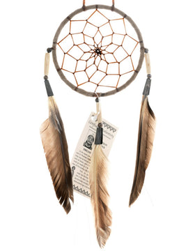 Antique Traditional Dreamcatcher - Tan