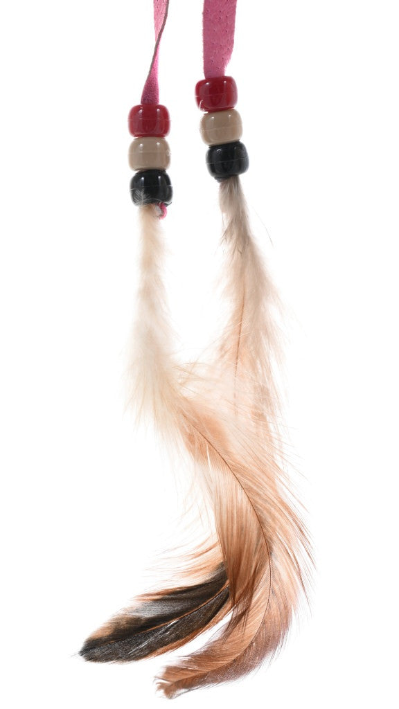 4" Native American Dreamcatcher - Pink