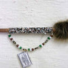 Native American Style Small Beaded Ceremonial Horn Pipe