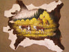 Calf Skin Wall Mural ("Stray Steers")