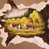 Calf Skin Wall Mural ("Stray Steers")