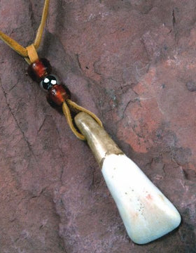 Water Buffalo Tooth Bone Pendant