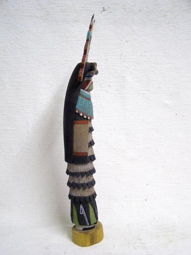 Hopi Carved Shalako Mana Katsina Sculpture by Isadore Abeita
