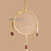 6"  Native American Navajo Indian Dream Catcher  - Red & Black