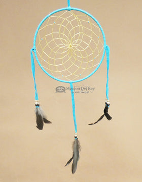 8" Native American Dream Catcher -Turquoise