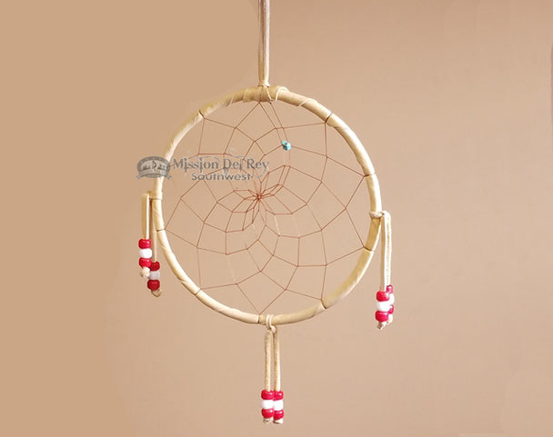 6"  Native American Deer Skin Dream Catcher