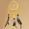 3" Native American Dream Catcher - Gold