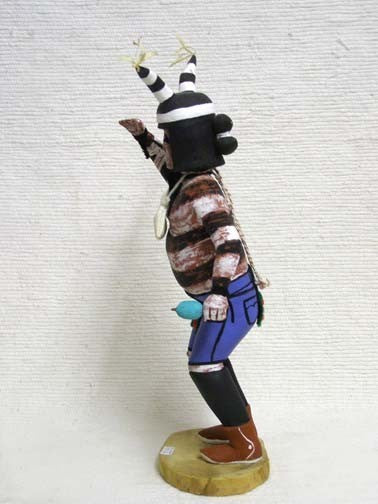 Antique Hopi Carved Clown Katsina Doll by Newton Honyumptewa