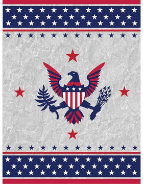 Native American Design Fleece Blanket - Liberty Pattern