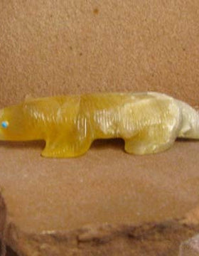 Zuni Carved Badger Fetish by Ronnie Lunasee