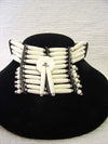 Native American Miniature Breastplate in White