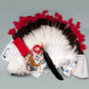 Deluxe Warbonnet Kit with Hand Painted Eagle Feathers