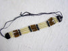 4-Row Native American Style Off-White Choker with Glass Beads