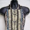 White Native American Breastplate