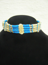 4-Row Turquoise Native American Style Choker