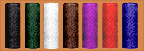 Colored Imitation Sinew for your Crafting Needs