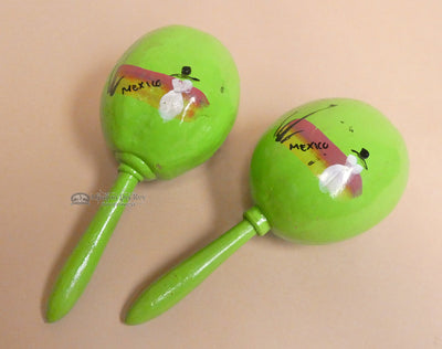 Mexican Gourd Rattle Pair