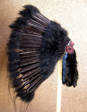 Native American Black Legend Warbonnet
