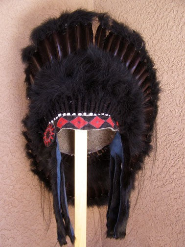 Native American Black Legend Warbonnet