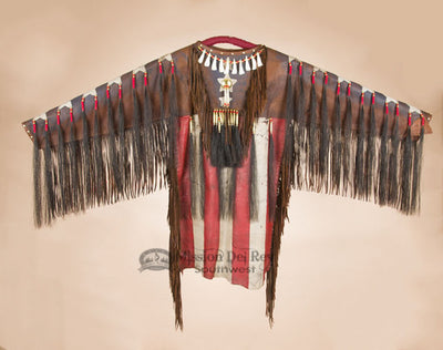 Native American Deer Skin Warshirt by Manny Silvas
