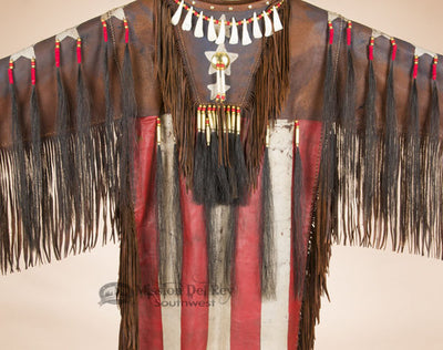 Native American Deer Skin Warshirt by Manny Silvas