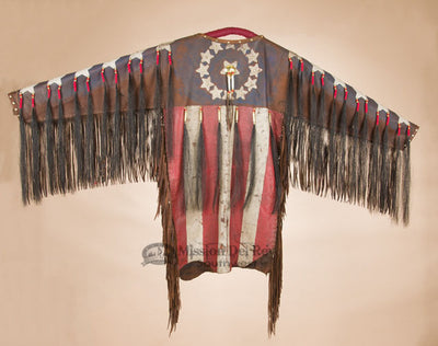 Native American Deer Skin Warshirt by Manny Silvas