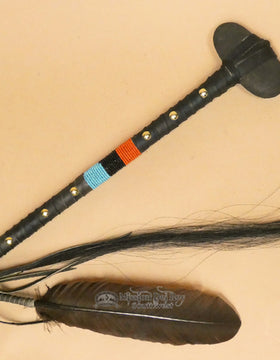 20" Decorative Tigua Indian Stone Tomahawk