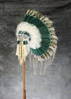 Authentic Peacock Eye Navajo Indian Headdress WarBonnet