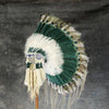 Authentic Peacock Eye Navajo Indian Headdress WarBonnet