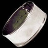 1 1/2" Wide Plain German Silver Armband - Large