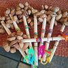 8" Assorted Andean Indian Seed Pod Rattle