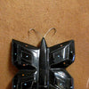 Zuni Carved Black Butterfly Fetish by Travis Panteah