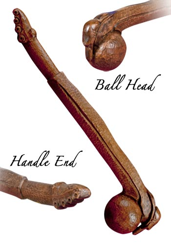 21.5 " Wooden Beaver War Club