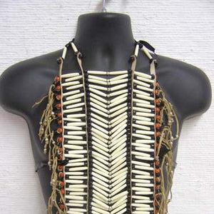 Economy White Native American  Breastplate