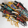 Native American Beaded Fringed Knife Sheaths