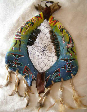 Steer Jawbone Dream Catcher - 12" x 14"