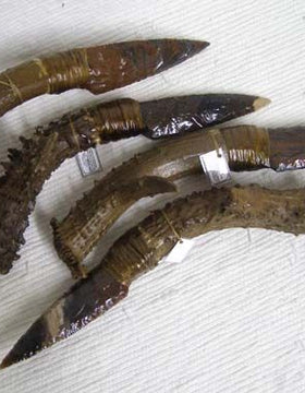 Native American Elk Antler Knife