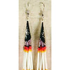 Fire Loop Beaded Indian Earrings