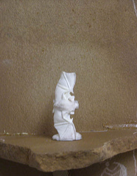 Zuni Carved Bat Fetish by Lewis Malie